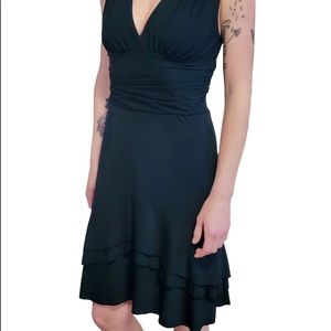 Express Silk Black Dress